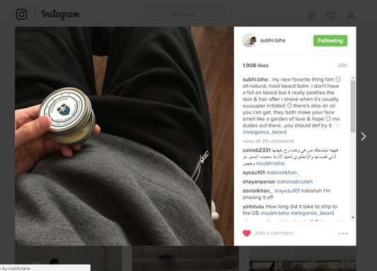 Subhi Taha Tested Our Beard Products!