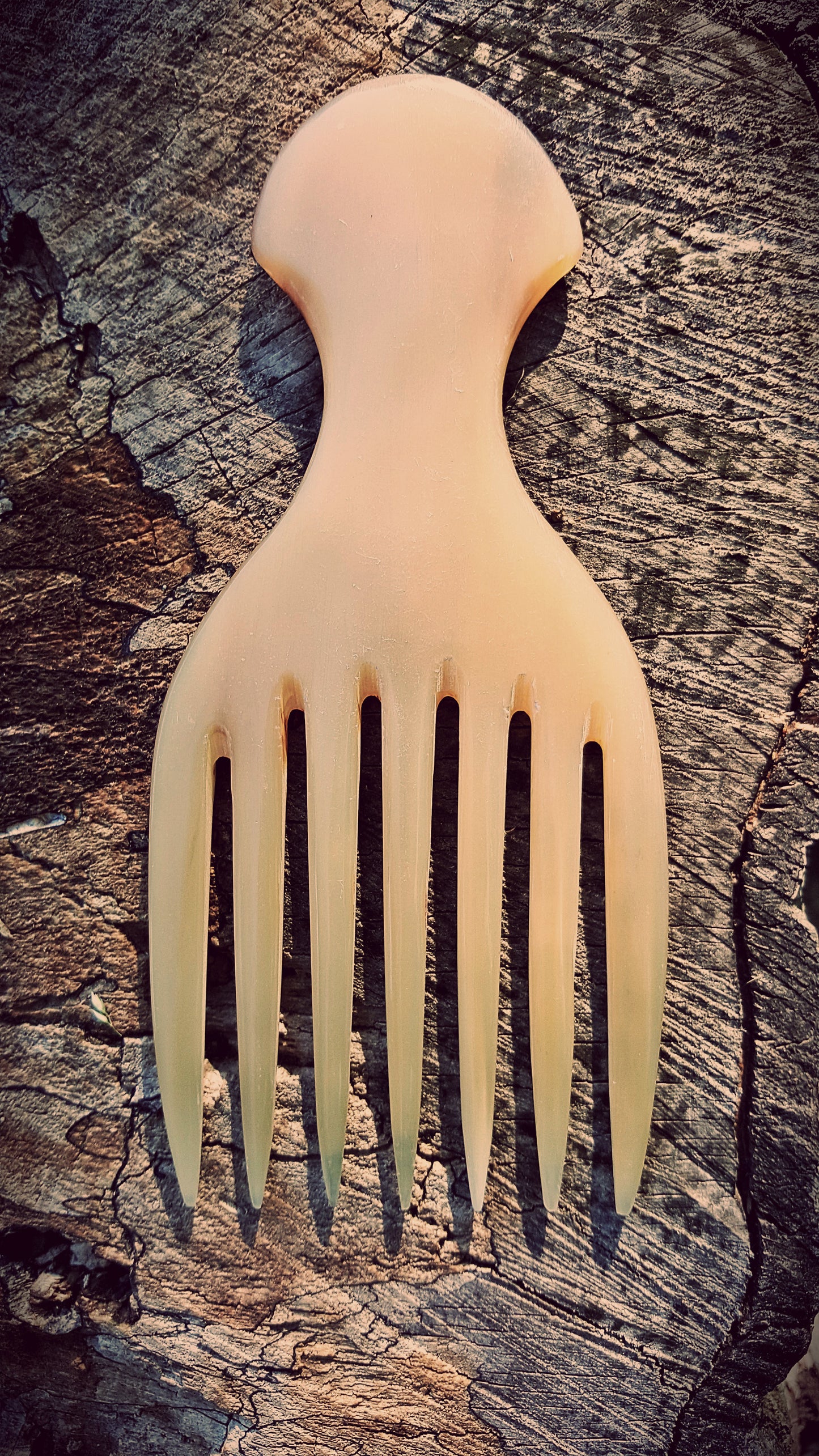 Afro Beard Comb - Handmade in Senegal