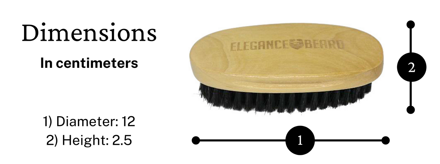 Beard Brush - Halal & Vegan Friendly (Without Boar Bristles)