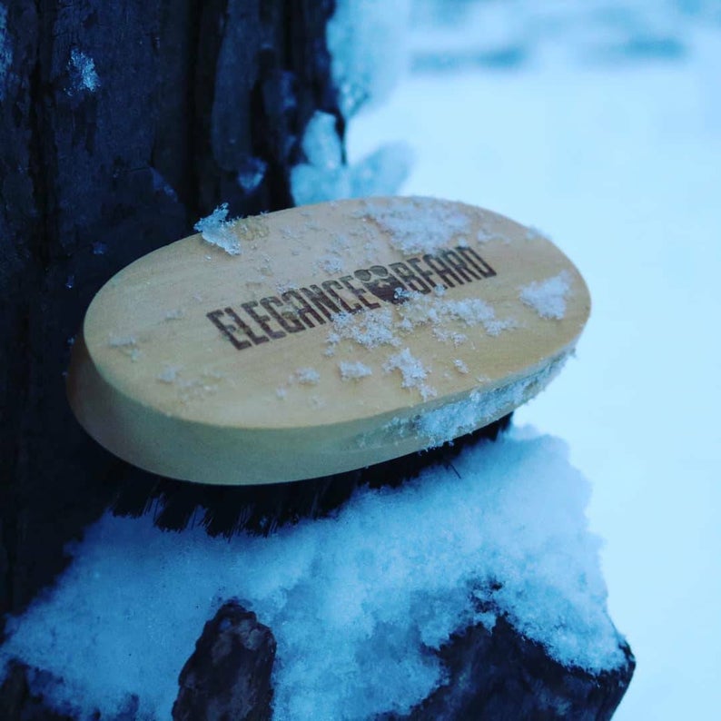 Beard Brush - Halal & Vegan Friendly (Without Boar Bristles)