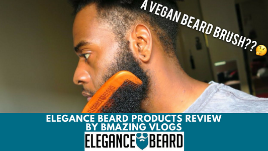 A VEGAN BEARD BRUSH ? 😉 ELEGANCE BEARD PRODUCTS REVIEW By BAMAZING VLOG