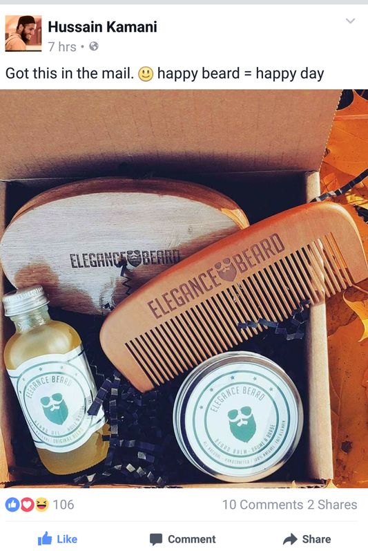 Mufti Hussain Kamani Tested Our Beard Products - Happy Beard = Happy Day!